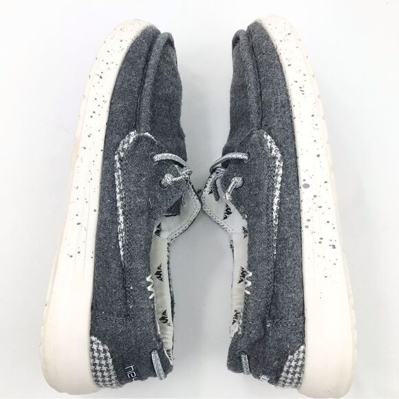 Hey Dude Welsh Grey Houndstooth Slip On Casual Shoes - Picture 3 of 11